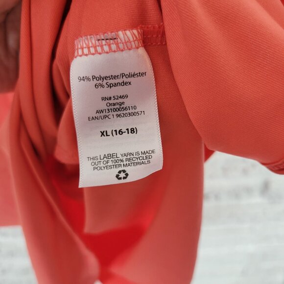 Athletic Works Womens Top XL 16 18 Tank Racerback Pink Lightweight PIN6E - Picture 7 of 8